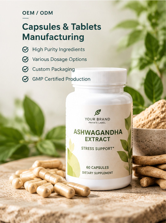 OEM capsules and tablets manufacturing
