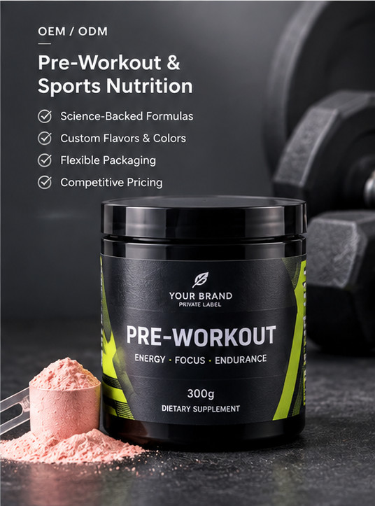 Pre-workout and sports nutrition OEM